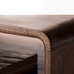 Кофейный стол из дерева с ящиком и нишей для хранения Coffee Walnut Table варинант исполнения - 6 | Loft Concept в Орле