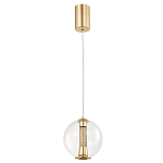 Подвесной светильник с плафоном в форме шара Inner Gleam Orb gold варинант исполнения - 4 | Loft Concept в Орле