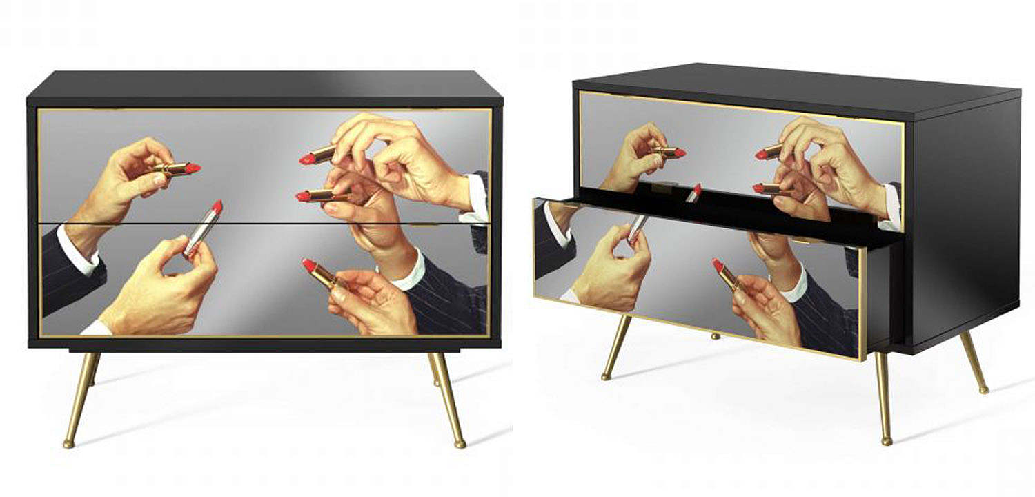 Комод Seletti Chest of Two Drawers Lipstick Комод Seletti Chest of Two Drawers Lipstick - Loft-Concept в Орле