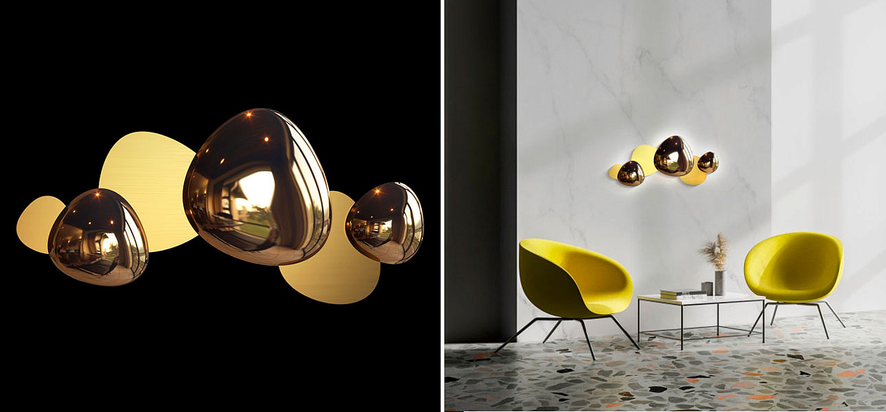 Бра Gold Matt & Gloss 2 Бра Gold Matt & Gloss 2 - Loft-Concept в Орле
