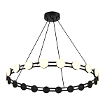 Люстра кольцевая с круглыми светодиодными источниками света Maxine Light варинант исполнения - 4 | Loft Concept в Орле