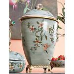 Ваза с крышкой и цветочным узором Genuine Chinese Classics варинант исполнения - 5 | Loft Concept в Орле