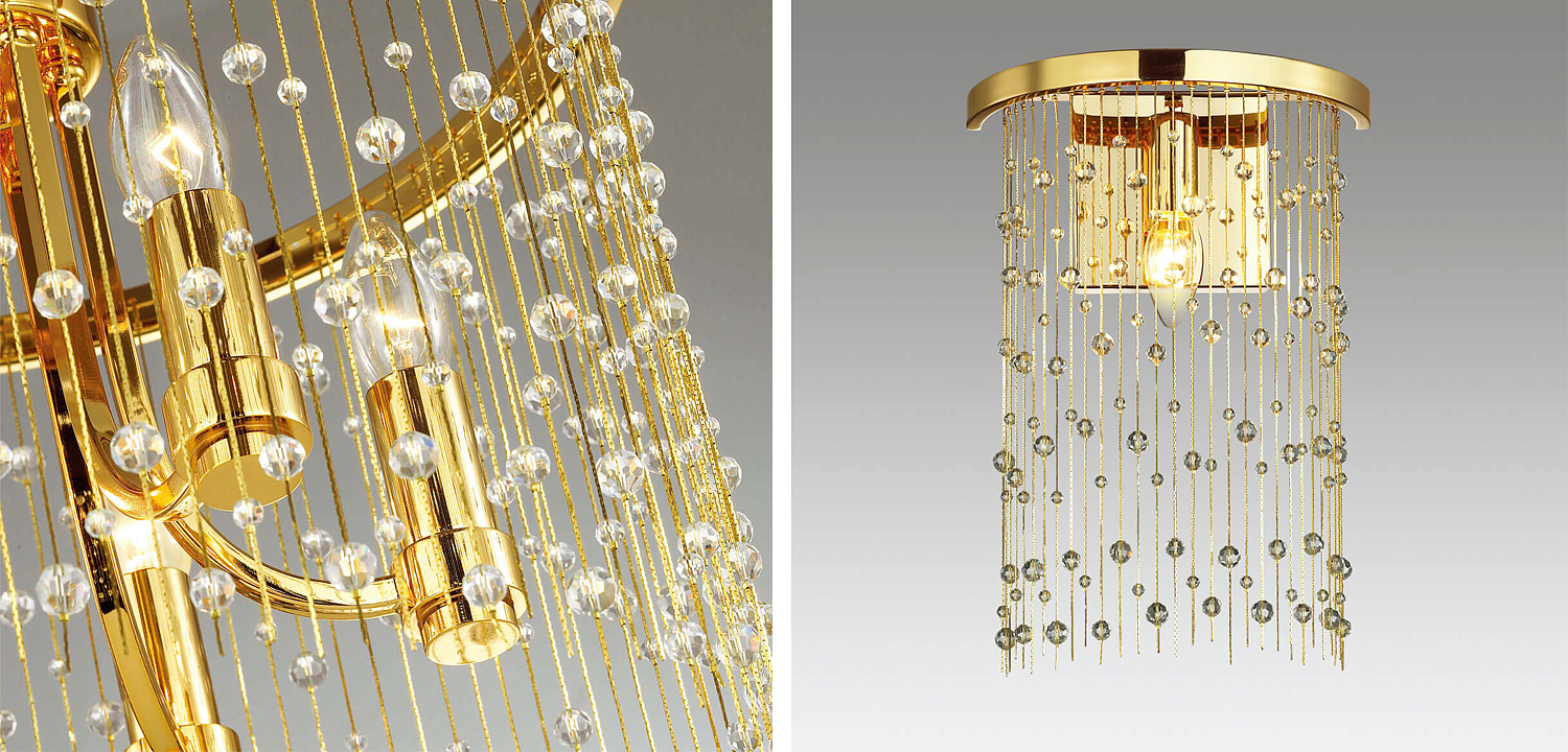 Бра Hailstorm Rain Wall lamp gold Бра Hailstorm Rain Wall lamp gold - Loft-Concept в Орле