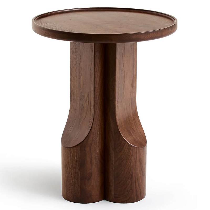 Приставной столик из массива дерева Walnut Triple Орех Приставной столик из массива дерева Walnut Triple Орех в Орле | Loft Concept