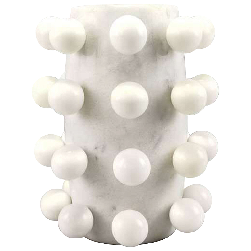 Ваза Molecule Vase White Marble Spheres Белый Мрамор Bianco Ваза Molecule Vase White Marble Spheres Белый Мрамор Bianco в Орле | Loft Concept