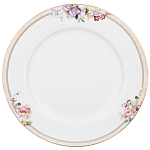 Сервиз столовый из фарфора белый с цветочным принтом на 6 персон 23 предмета Flower Porcelain Collection варинант исполнения - 3 | Loft Concept в Орле