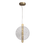 Подвесной светильник с круглым стеклянным плафоном Gingham варинант исполнения - 5 | Loft Concept в Орле