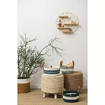 Корзина для хранения с ручками Interlacement Green  варинант исполнения - 6 | Loft Concept в Орле