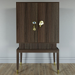 Кабинетный шкаф Elsa Dreams Walnut с 2-мя ящиками варинант исполнения - 3 | Loft Concept в Орле