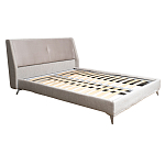 Кровать двуспальная серая Heart of the Bedroom варинант исполнения - 1 | Loft Concept в Орле