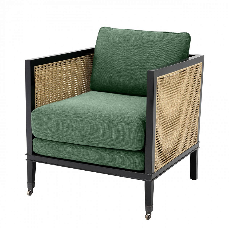 Кресло Eichholtz Chair Lauriston Зеленый Черный Кресло Eichholtz Chair Lauriston Зеленый Черный в Орле | Loft Concept