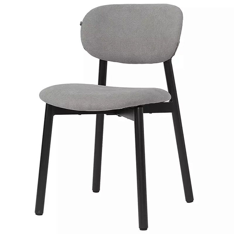 Стул с мягким сиденьем и спинкой Chair with Soft Seat and Back Кремовый Серый Стул с мягким сиденьем и спинкой Chair with Soft Seat and Back Кремовый Серый в Орле | Loft Concept