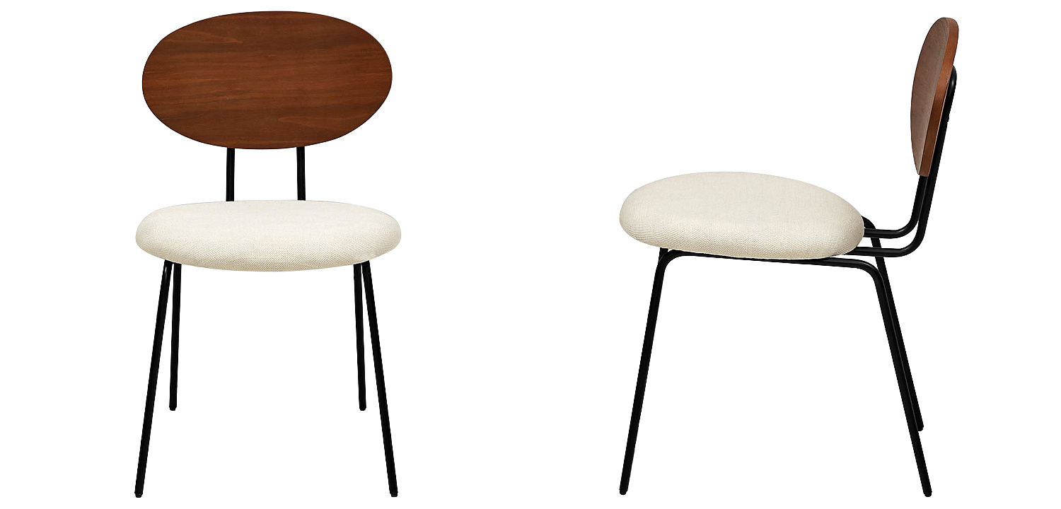 Стул на металлических ножках с деревянной спинкой Ram Loft Chair Стул на металлических ножках с деревянной спинкой Ram Loft Chair - Loft-Concept в Орле