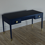 Письменный стол Elsa Dreams Blue Шпон дерево с двумя ящиками варинант исполнения - 2 | Loft Concept в Орле