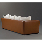 Элитарный современный диван Birmingham с кожаной спинкой варинант исполнения - 2 | Loft Concept в Орле