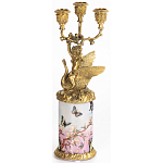 Фарфоровый подсвечник Лебедь с ангелом Asse варинант исполнения - 3 | Loft Concept в Орле