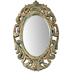 Настенное овальное зеркало Aina Mirror варинант исполнения - 1 | Loft Concept в Орле