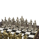 Шахматы в ларце из натуральных камней Долерит Малахит Мрамор Decorative Thematic Chess Русь варинант исполнения - 3 | Loft Concept в Орле