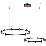 Люстра подвесная с цилиндрическими плафонами на двух круглых подвесах  Arnaut Light варинант исполнения - 4 | Loft Concept в Орле