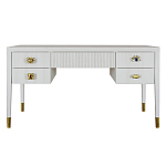 Письменный стол с 4-мя ящиками Elsa Dreams White варинант исполнения - 7 | Loft Concept в Орле