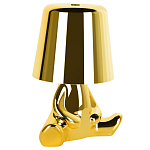 Настольная лампа фигурная золотого цвета с гладким абажуром Высота 16 см Sophia варинант исполнения - 2 | Loft Concept в Орле