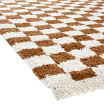 Ковер с шахматным принтом Chess Layout с эффектом шерсти варинант исполнения - 4 | Loft Concept в Орле