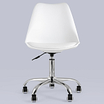 Офисный стул на металлическом основании EGGERY White варинант исполнения - 4 | Loft Concept в Орле