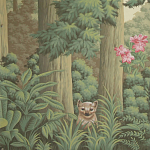 Обои ручная роспись Redwoods Sequoia colourway on Aurore scenic paper варинант исполнения - 1 | Loft Concept в Орле