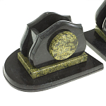 Настольный письменный набор из змеевика из 7-ми элементов Successful Leader варинант исполнения - 5 | Loft Concept в Орле