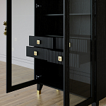 Дизайнерский шкаф витрина Elsa Dreams Black с 4-мя ящиками варинант исполнения - 8 | Loft Concept в Орле