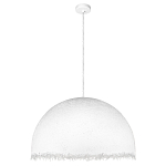 Подвесной светильник в форме купола белого цвета с ажурной бахромой Tactile Line варинант исполнения - 2 | Loft Concept в Орле