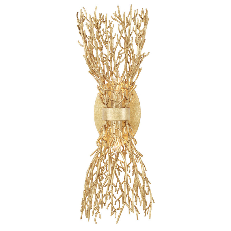Бра золотое в виде кораллов Coral Decor Золотой Бра золотое в виде кораллов Coral Decor Золотой в Орле | Loft Concept
