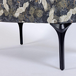 Банкетка с принтом из журавлей Crane варинант исполнения - 4 | Loft Concept в Орле