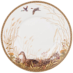 Чайная пара из фарфора с изображением утки и лисы 300 мл Hunting Porcelain Collection варинант исполнения - 2 | Loft Concept в Орле