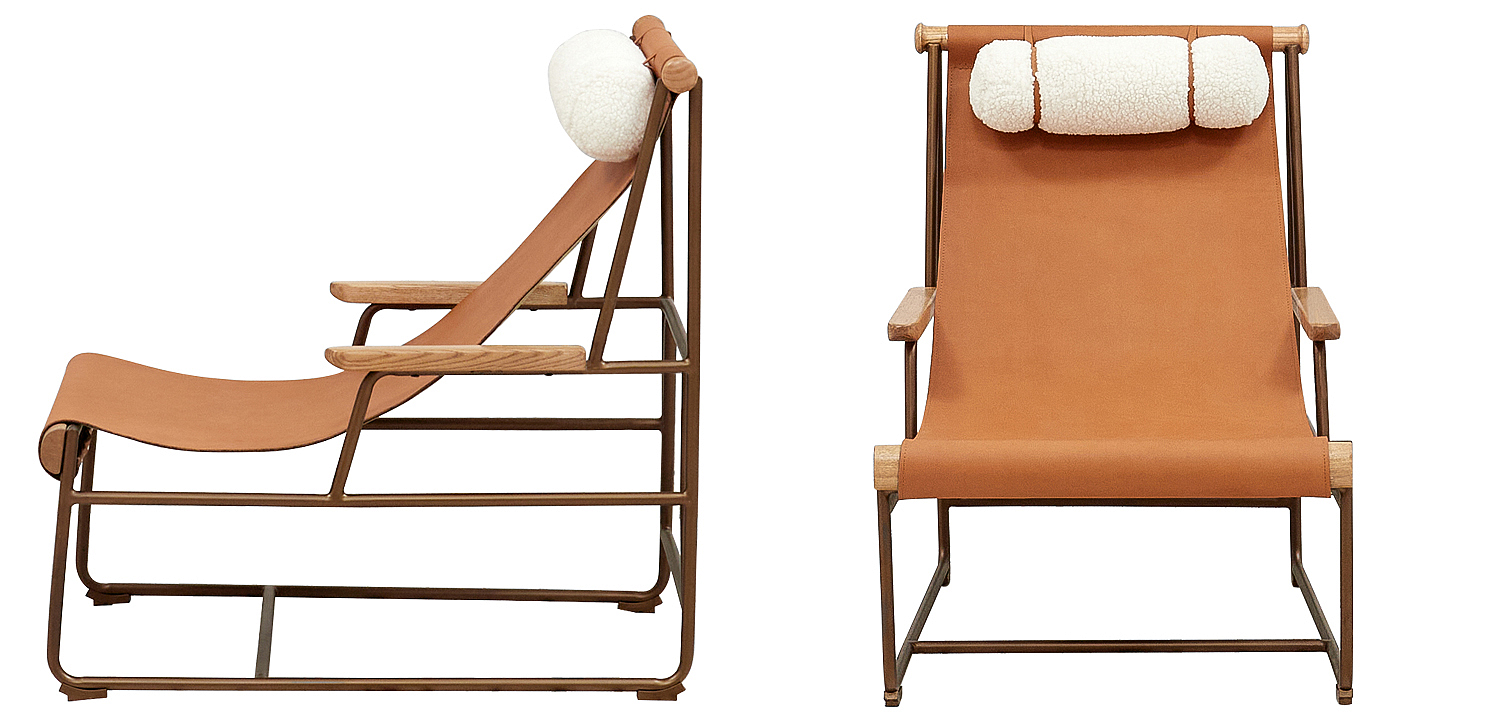 Кресло на металлическом каркасе Favreau Armchair Кресло на металлическом каркасе Favreau Armchair - Loft-Concept в Орле