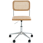 Офисный стул из ротанга на колёсах June Rattan Wicker Chair варинант исполнения - 2 | Loft Concept в Орле
