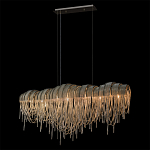 Люстра подвесная с металлическими дугами и длинными цепочками 115 см Atlantis Chain варинант исполнения - 10 | Loft Concept в Орле