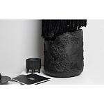 Напольная лампа черная с текстильными элементами "ЯРВИ" варинант исполнения - 6 | Loft Concept в Орле