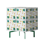 Тумба  с рисунком ShortT Pina Colada Green варинант исполнения - 2 | Loft Concept в Орле