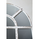 Зеркало-окно с эффектом старения в венецианском стиле Venetian White Mirror варинант исполнения - 3 | Loft Concept в Орле