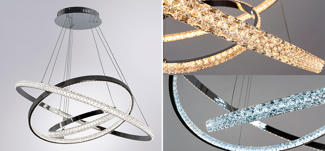 Люстра дизайнерская Silver Rings of Venus Люстра дизайнерская Silver Rings of Venus - Loft-Concept в Орле