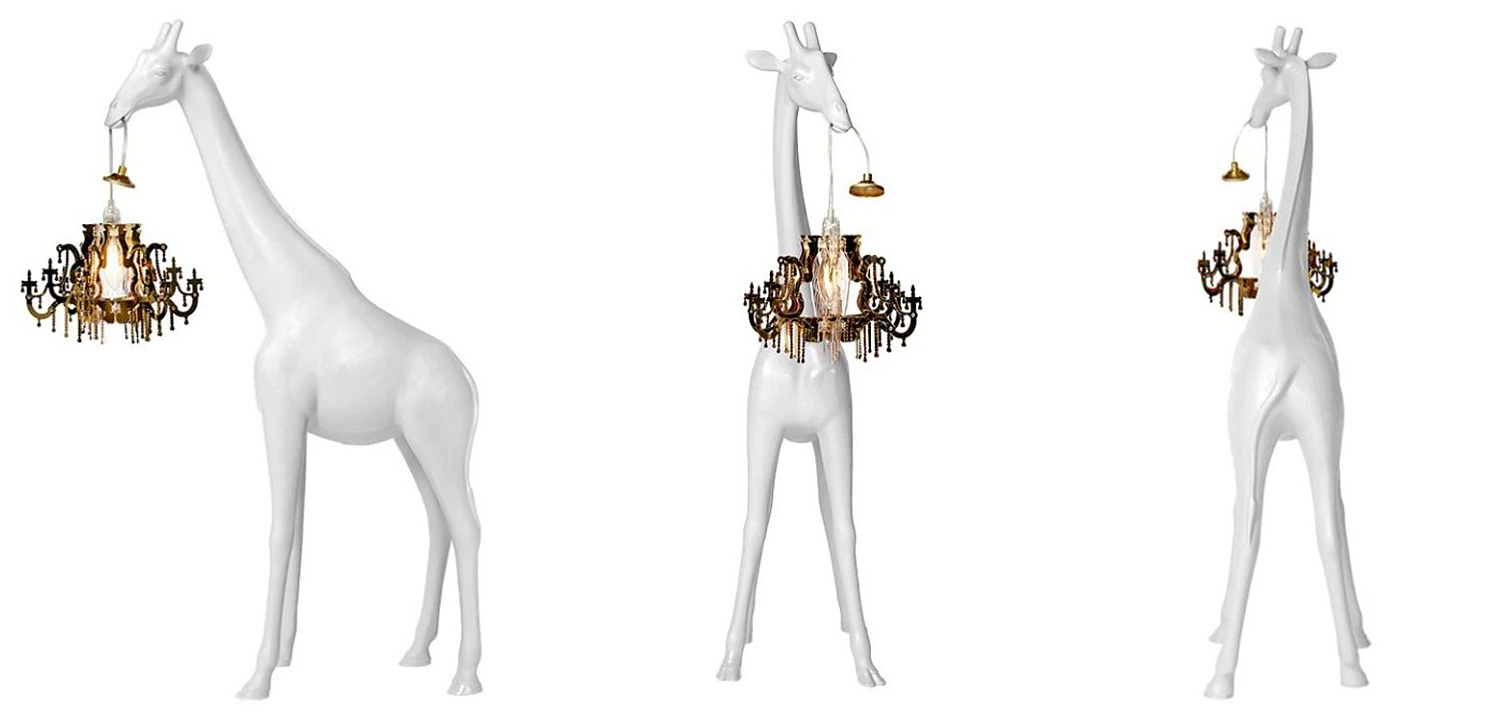 Настольная лампа белый жираф White Giraffe Table Lamp Настольная лампа белый жираф White Giraffe Table Lamp - Loft-Concept в Орле