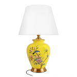 Настольная лампа желтая с изображением птиц Slip Away варинант исполнения - 7 | Loft Concept в Орле