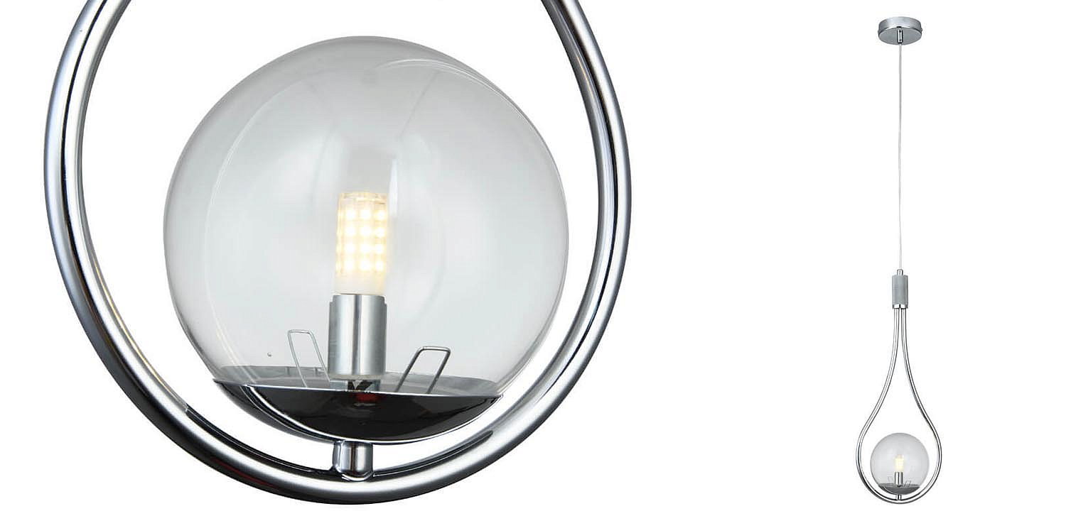 Подвесной светильник B.LUX C Ball drop chrome Подвесной светильник B.LUX C Ball drop chrome - Loft-Concept в Орле