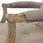 Кресло Aubrey Classical Armchair brown flax варинант исполнения - 4 | Loft Concept в Орле