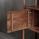 Стеллаж в гостиную для книг Moon Walnut Furniture варинант исполнения - 9 | Loft Concept в Орле