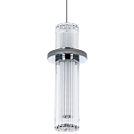 Подвесной светильник хром Odile Acrylic Tube Hanging Lamp Chrome варинант исполнения - 1 | Loft Concept в Орле