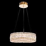 Люстра подвесная круглая из прозрачного хрусталя с золотым корпусом Selfsufficient варинант исполнения - 2 | Loft Concept в Орле