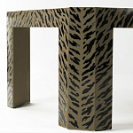 Дизайнерский кофейный стол с рисунком леопард Neytiri Beige Leopard варинант исполнения - 3 | Loft Concept в Орле