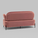 Диван в велюровой обивке цвета пыльная роза COLOR BLOCK варинант исполнения - 4 | Loft Concept в Орле